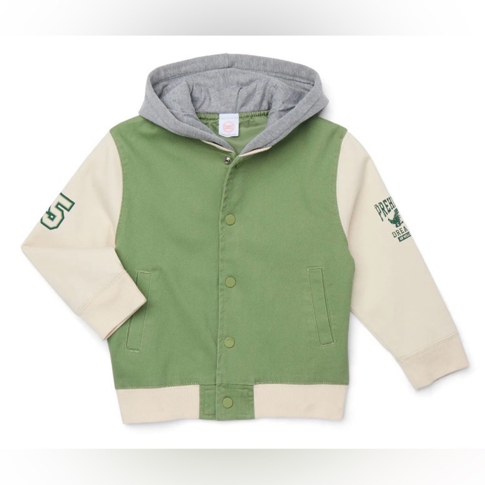 Wonder Nation Little Boy Long Sleeve Bomber Jacket, Size: 6/ NWT